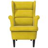 vidaXL Armchair Mustard Yellow Velvet