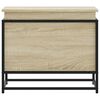 vidaXL Storage Box with Lid Sonoma Oak 60x40x51.5 cm Engineered Wood