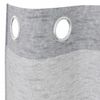 vidaXL Voile Curtain 2 pcs Dark Grey 260 x 140 cm Polyester