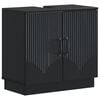 vidaXL Bathroom Sink Cabinet HOORN Black 59.5 x 31.5x 56 cm