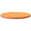 vidaXL Table Top Round Wax Brown Ø50x2.5 cm Solid Wood Pine