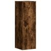 vidaXL Plant Stands 2 pcs Smoked Oak 33x33x100 cm Engineered Wood