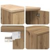 vidaXL Garage Cabinets 2 pcs Artisan Oak Engineered Wood