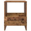vidaXL Magazine Rack Old Wood 35 x 30 x 45 cm