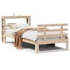 vidaXL Bed Frame with Headboard without Mattress 90x200 cm