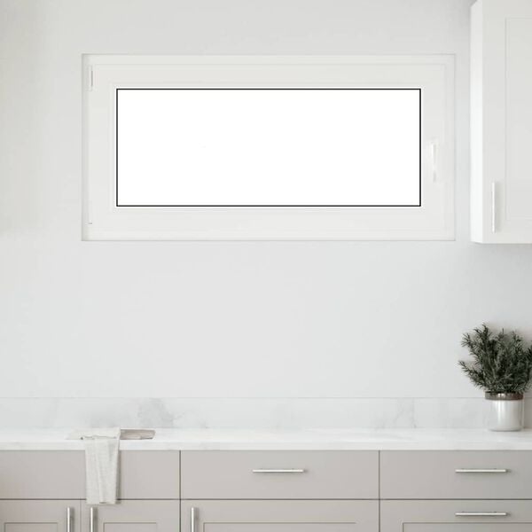 vidaXL Basement Window "RISOR" 120x60 cm Tilt&Turn DIN Left White