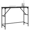 vidaXL Console Table Black 100x32x75 cm Engineered Wood