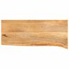 vidaXL Table Top Live Edge 70x40x2.5 cm Solid Wood Mango