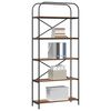 vidaXL Bookshelf Old Wood 80 x 30 x 183 cm Engineered wood