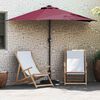 vidaXL Garden Parasol Bordeaux Red 294 x 150 x 224 cm