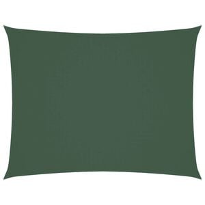 vidaXL Sunshade Sail Oxford Fabric Rectangular 2x3 m Dark Green