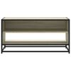 vidaXL TV Cabinet Sonoma Oak 91x40x46 cm Engineered Wood and Metal