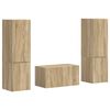 vidaXL 3 pcs Sonoma Oak