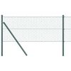 vidaXL Hexagon Fence Green 0.5 x 50 m Steel