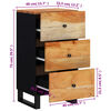 vidaXL Sideboard with 3 Drawers 40x33.5x75 cm Solid Wood Acacia