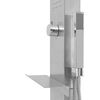 vidaXL Outdoor Shower Stainless Steel Square