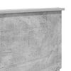 vidaXL Headboard Concrete Grey 200 cm Engineered wood