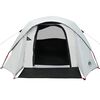 vidaXL Camping Tent Cabin 4-Person White Blackout Fabric Waterproof