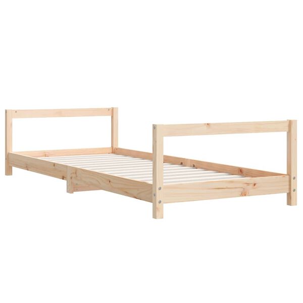 vidaXL Kids Bed Frame 80x200 cm Solid Wood Pine
