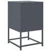 vidaXL Bedside Cabinets 2 pcs Anthracite 36x39x60.5 cm Steel
