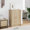 vidaXL Shoe Cabinet Sonoma Oak 60x35x92 cm Engineered Wood