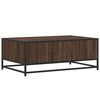 vidaXL Coffee Table Brown Oak 90x57x35 cm Engineered Wood and Metal