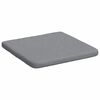 vidaXL Seat Cushions 4 pcs Light Grey 40 x 40 x 3 cm Fabric