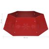 vidaXL Christmas Tree Skirt Red Ø68x25 cm