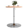 vidaXL Bar Table &Oslash;60x90.5 cm Solid Wood Beech