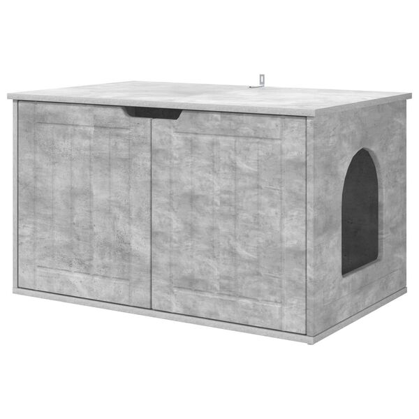 vidaXL Cat House Concerte 85 x 55 x 53.5 cm Engineered Wood