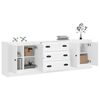 vidaXL Sideboards 3 pcs White Engineered Wood