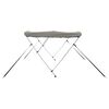 vidaXL 3-bow Bimini Top with Mesh Sidewalls 183x(185-198)x137 cm