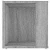 vidaXL Side Table Grey Sonoma 33x33x34.5 cm Engineered Wood