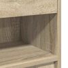 vidaXL Bedside Cabinet with Drawer Sonoma Oak 39x28x41 cm