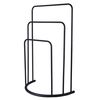 Bathroom Solutions Standing Towel Rack 49.5x75 cm Metal Black