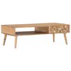 vidaXL Coffee Table 110x50x35 cm Solid Acacia Wood