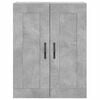 vidaXL Wall Mounted Cabinet Concrete Grey 69.5x34x90 cm Engineered Wood