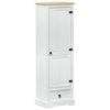 vidaXL Wardrobes with Drawer White 55 x 38 x 170 cm Solid Pine Wood