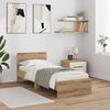 vidaXL Bed Frame Artisan Oak 75 x 190 cm Engineered Wood