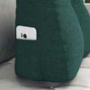 vidaXL Back Pillow Dark Green 45 x 24 x 50 cm Fabric