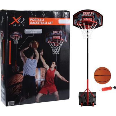 XQ Max Adjustable Height Portable Basketball Set