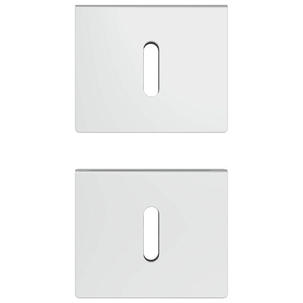 vidaXL Mirror Hold Bracket 12 pcs Nickel 35 x 30 x 8.3 mm Steel