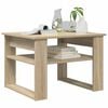 vidaXL Coffee Table Sonoma Oak 64 x 54 x 44 cm Engineered Wood