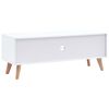 vidaXL TV Cabinet White 120x40x46 cm MDF