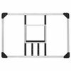 vidaXL Basketball Backboard Transparent 90x60x2.5 cm Polycarbonate
