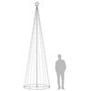 vidaXL Christmas Cone Tree Warm White 732 LEDs 160x500 cm