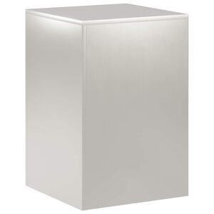 vidaXL Plant Stand Silver 40 x 40 x 60 cm Steel