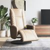 vidaXL Massage Recliner Chair with Footrest Cappuccino Faux Leather