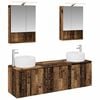 vidaXL Bathroom Cabinet Set 5 pcs Old Wood Engineered Wood