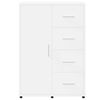 vidaXL Sideboards 2 pcs White 60x31x84 cm Engineered Wood